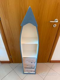 Mobiletto in legno “ barca “ stile mare