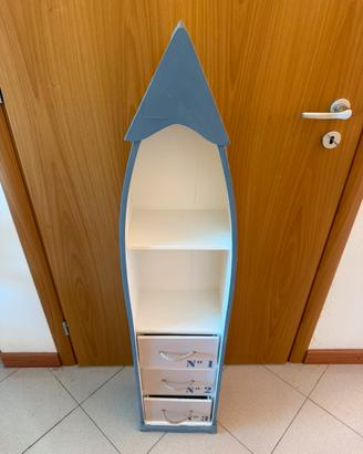 Mobiletto in legno “ barca “ stile mare