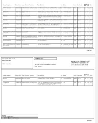 libri  seconda media