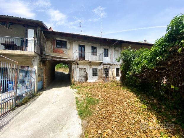 SAN SEBASTIANO DA PO PORZIONE DI CASA CON GIARDINO