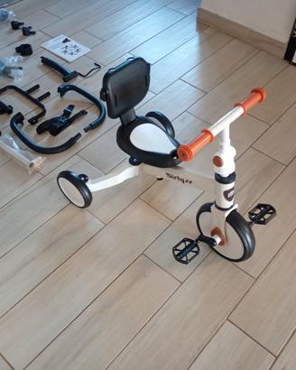Triciclo norby interbaby  bici evolutiva 5 in 1 co
