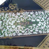 Vassoietto- porta oggetti  in cristallo  decorato