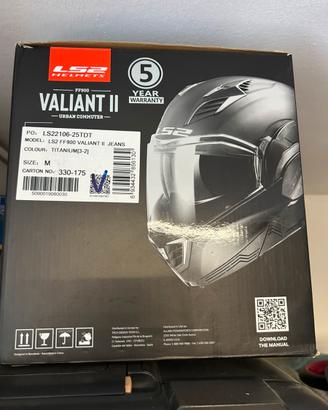 Casco LS2 ff 900 Valiant II colore Titanium
