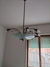 lampadario vintage anni 70