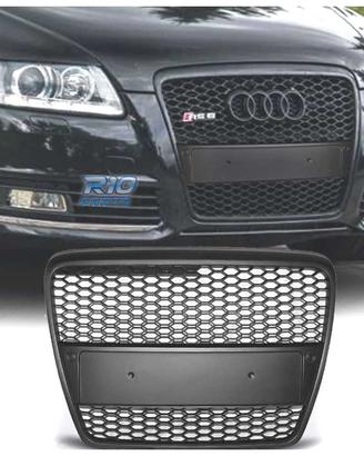 GRIGLIA AUDI A6 4F 04-08 LOOK RS6 NERA
