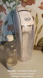 Gasatore d'acqua + cilindro e bottiglia 1 litro