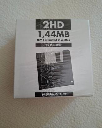 Floppy disk 3.5" 2HD da 1,44 MB formattati IBM