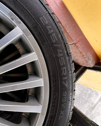 Cerchi audi 17” + gomme invernali 245/45/17