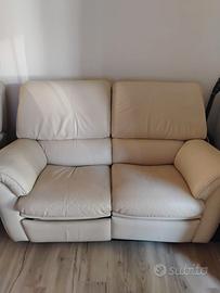 Coppia di divani in Pelle Chateau d'Ax