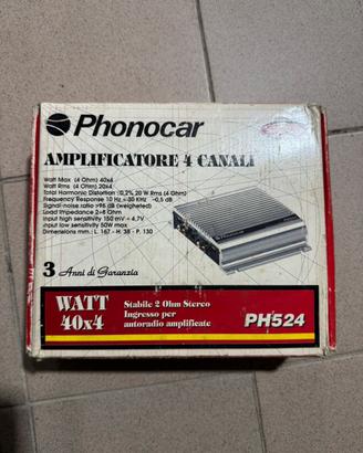Phonocar ph524 amplificatore car audio