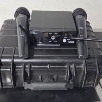 Sistema Wireless AKG Doppio Microfono