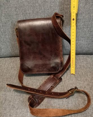 borsa tracolla uomo pelle