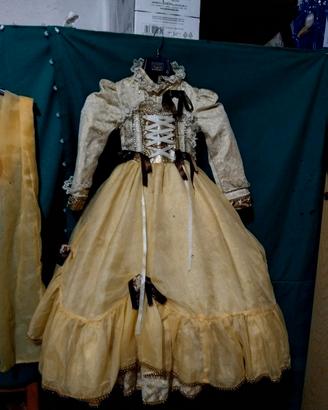 completo carnevale veneziano,per bambine 