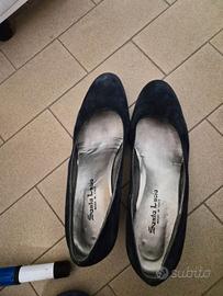 Scarpe con tacco Santa Lucia blu numero 43