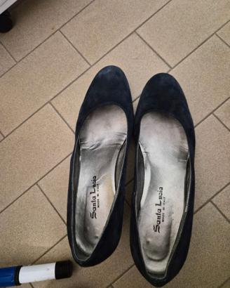 Scarpe con tacco Santa Lucia blu numero 43