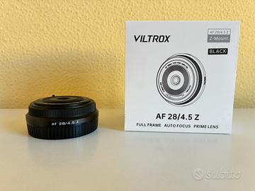 Viltrox 28mm f4.5 attacco Nikon Z