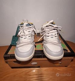Scarpe Nike Dunk Low Off-White Lot 42