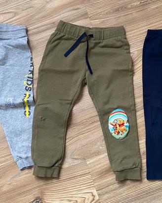 Lotto n. 3 pantaloni bambini tg. 3-4 anni  104cm