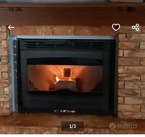 inserto extraflame 12 kW con una canalizzazione 