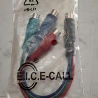 Cavo adattatore da 3 RCA a 9 Pin