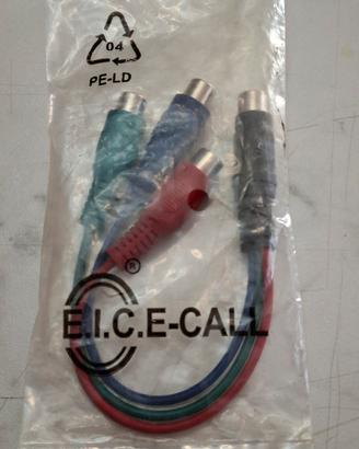 Cavo adattatore da 3 RCA a 9 Pin