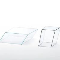 2 Tavolini glass italia wireframe