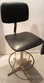 Sgabello vintage regolabile