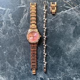 Orologio Auriol Donna con Strass + Braccialetto
