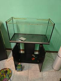 acquario 100 litri + mobile + omaggi