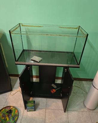 acquario 100 litri + mobile + omaggi