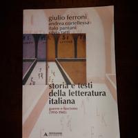 Libro "Storia e testi della letteratura italiana".