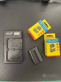 Batterie e caricabatterie per fotocamere Sony