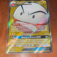 carta pokemon electrode GX full art oro