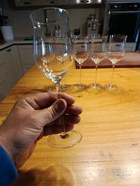 calici spettacolari leggerissimi soffiato a bocca 