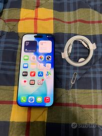 Iphone 16 pro max 256gb black 42 cicli di ricarica