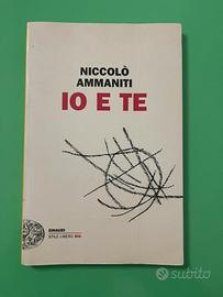 Libro - Nicolò ammaniti "IO E TE"