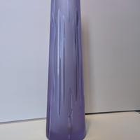 Vaso Decò in vetro colore lilla