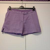 Shorts viola a righe, Made in Italy 