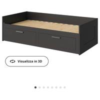 letto brimnes nero ikea