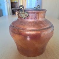 Secchiello anfora in rame decorativo