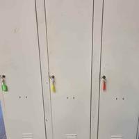 blocco 3 armadietti spogliatoio 