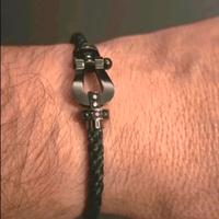 bracciale fred forza 10 titanio e diamanti 