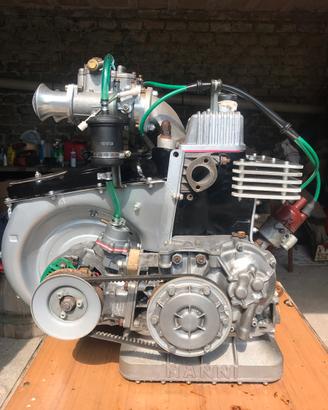 Motore 730cc fiat 500 su banco 126