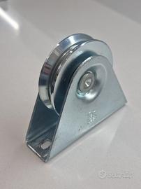  Ruota per cancello scorrevole in acciaio H 8 cm