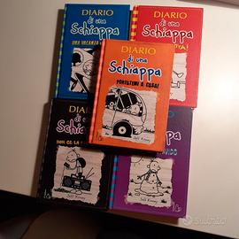 Lotto 5 libri Diario di una Schiappa