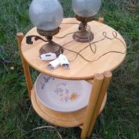 tavolino e abat jour