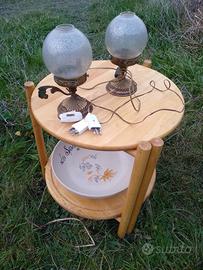 tavolino e abat jour