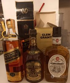 3 bottiglie di 3 bottiglie di whisky da collezione
