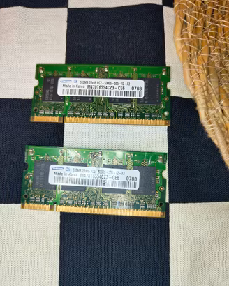 RAM DDR2 Laptop 1GB (2x512MB) Samsung