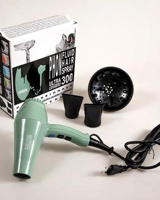 Phon Asciugacapelli Hair Spray Fluid 300 Turchese